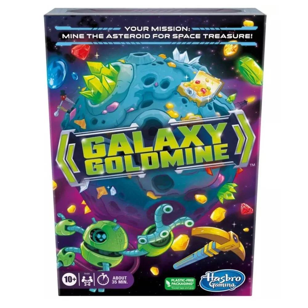 Galaxy Goldmine Board Game 10+ For 2-6 Players By Hasbro Gaming